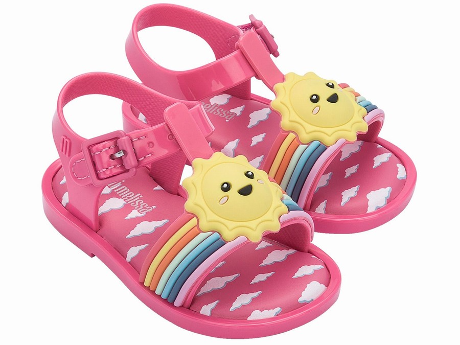 Sandalias Mini Melissa Mar Sunny Sun Bebe - Rosas - Argentina WFZ-125367